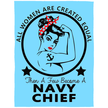 Navy Girl Fleece Blanket 60x80