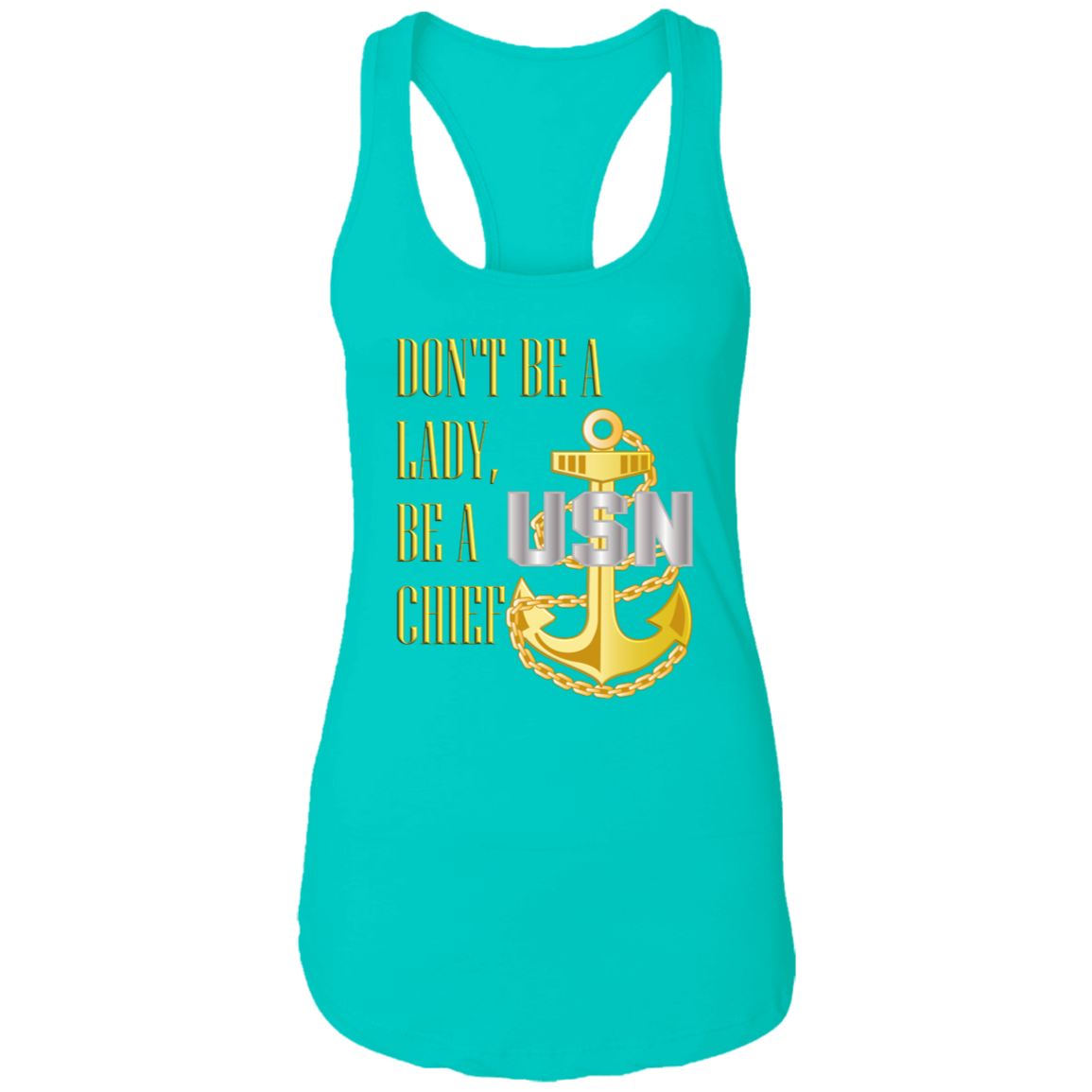 Be A Chief Ladies Racerback Tank