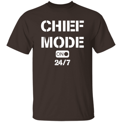 Chief Mode White 5.3 oz. T-Shirt