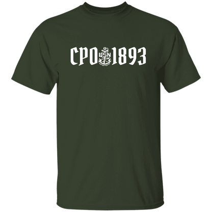 CPO 1893 White 5.3 oz. T-Shirt