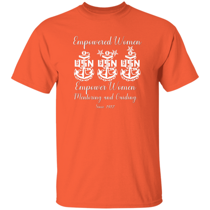 Empowered Women White Design 5.3 oz. T-Shirt