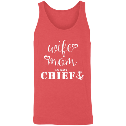 WMC White Unisex Tank