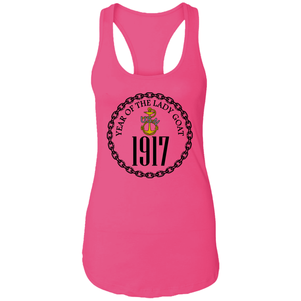 Year of the Lady Goat Ladies Racerback Tank