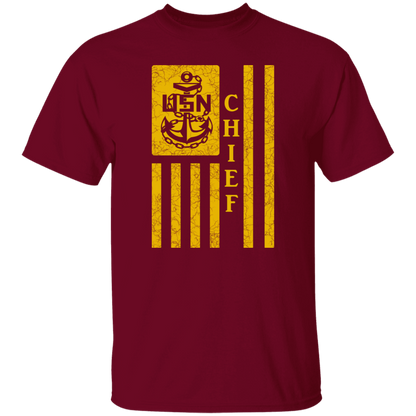 Chief Flag Gold 5.3 oz. T-Shirt