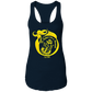 Me Mother Gold Ladies Racerback Tank