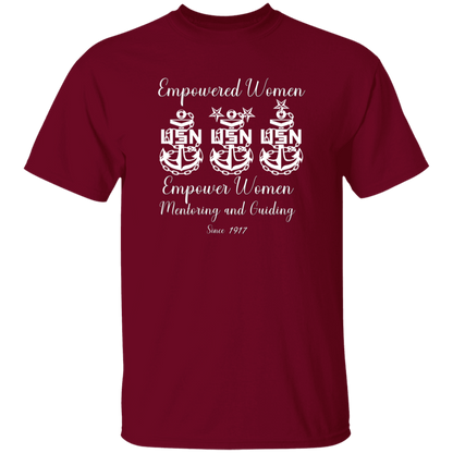 Empowered Women White Design 5.3 oz. T-Shirt