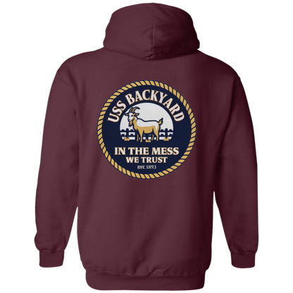 USS Backyard FB Pullover Hoodie