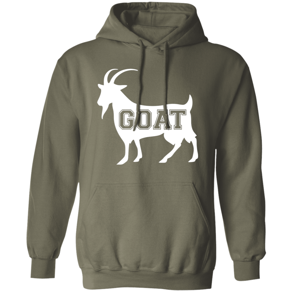 GOAT White Pullover Hoodie