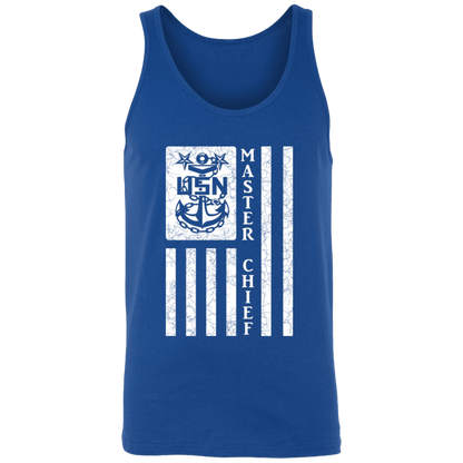 Master Chief Flag White  Unisex Tank