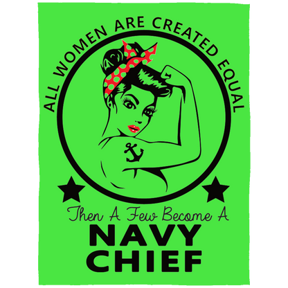 Navy Girl Fleece Blanket 60x80