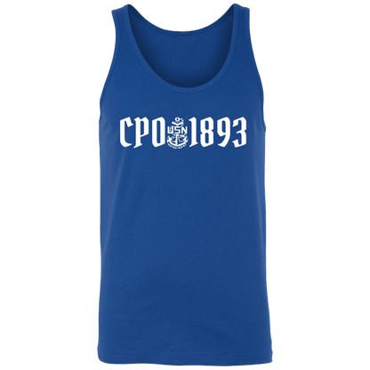 CPO 1893 White Unisex Tank