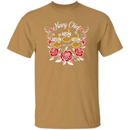 Navy Chief Rose Gold 5.3 oz. T-Shirt