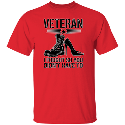 Veteran I Fought 5.3 oz. T-Shirt