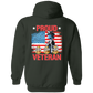 Proud Veteran Zip Up Hooded Sweatshirt