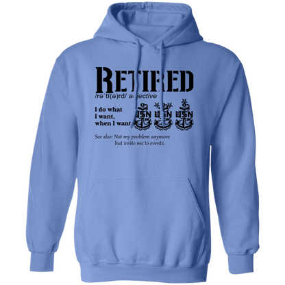 Retired Definition Pullover Hoodie