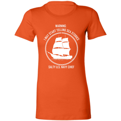 Salty Sea Story White Ladies' Favorite T-Shirt