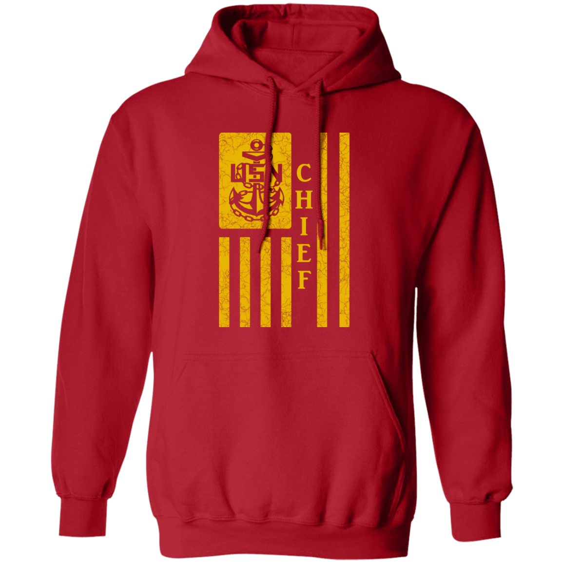 Chief Flag Gold Pullover Hoodie