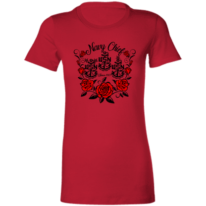 Navy Chief Rose Ladies' Favorite T-Shirt