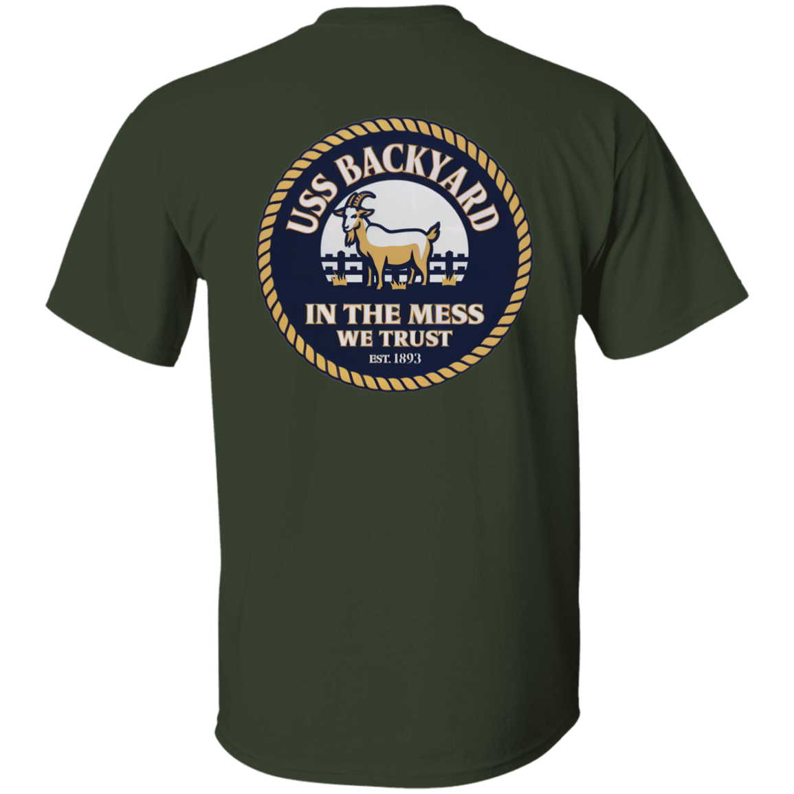 USS Backyard FB 5.3 oz. T-Shirt