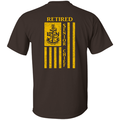 Retired Senior Chief Flag FB T-Shirt