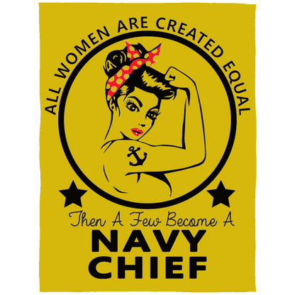 Navy Girl Fleece Blanket 60x80