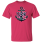 Pink Flower Anchor 5.3 oz. T-Shirt