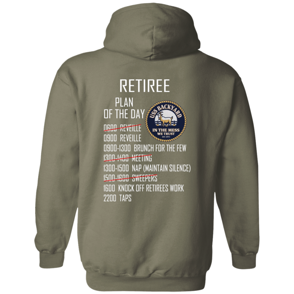 Retiree POD Pullover Hoodie