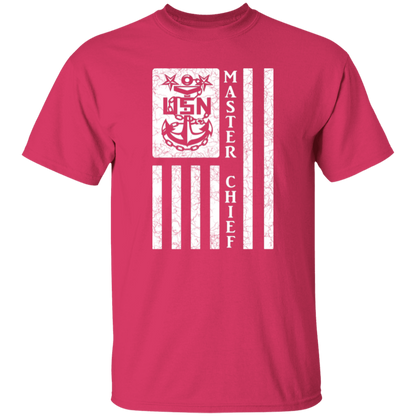 Master Chief Flag White 5.3 oz. T-Shirt