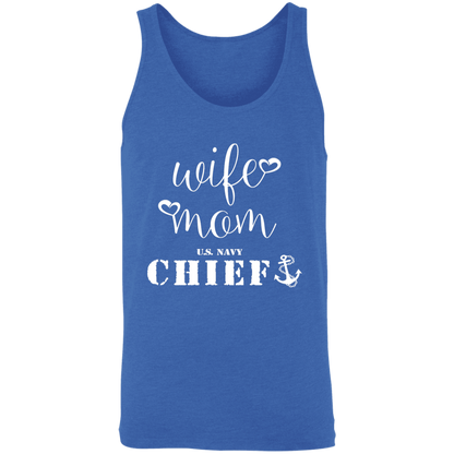 WMC White Unisex Tank
