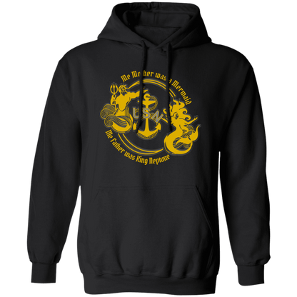 Me Mother and Father Gold Pullover Hoodie