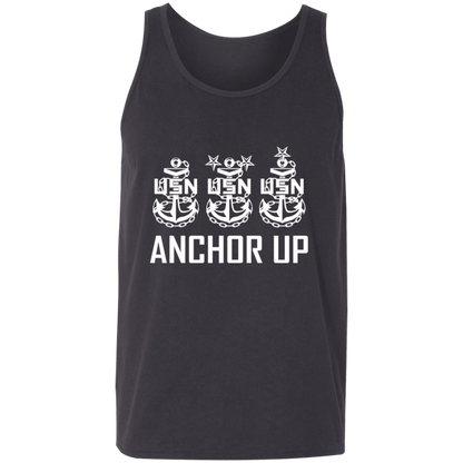 Anchor Up White Design  Unisex Tank