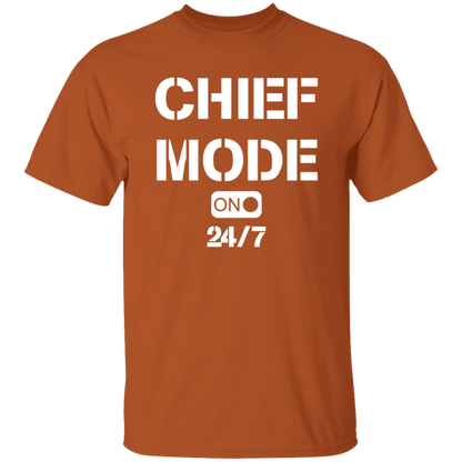Chief Mode White 5.3 oz. T-Shirt