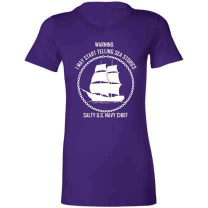 Salty Sea Story White Ladies' Favorite T-Shirt