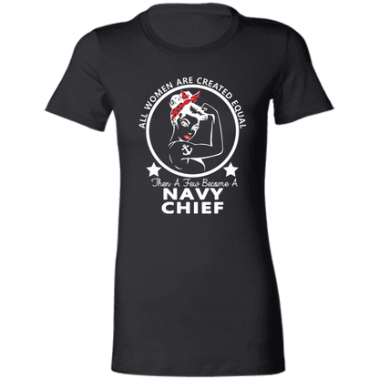 Navy Girl Chief White Ladies' Favorite T-Shirt