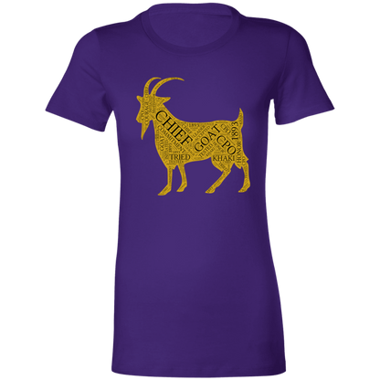 Goat Word Gold Ladies' Favorite T-Shirt