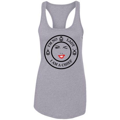 I'm No Lady Ladies Racerback Tank