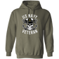 US Navy Veteran Skull Pullover Hoodie