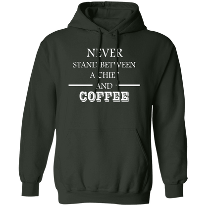 Coffee Love White Design Pullover Hoodie