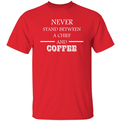 Coffee Love White Design 5.3 oz. T-Shirt