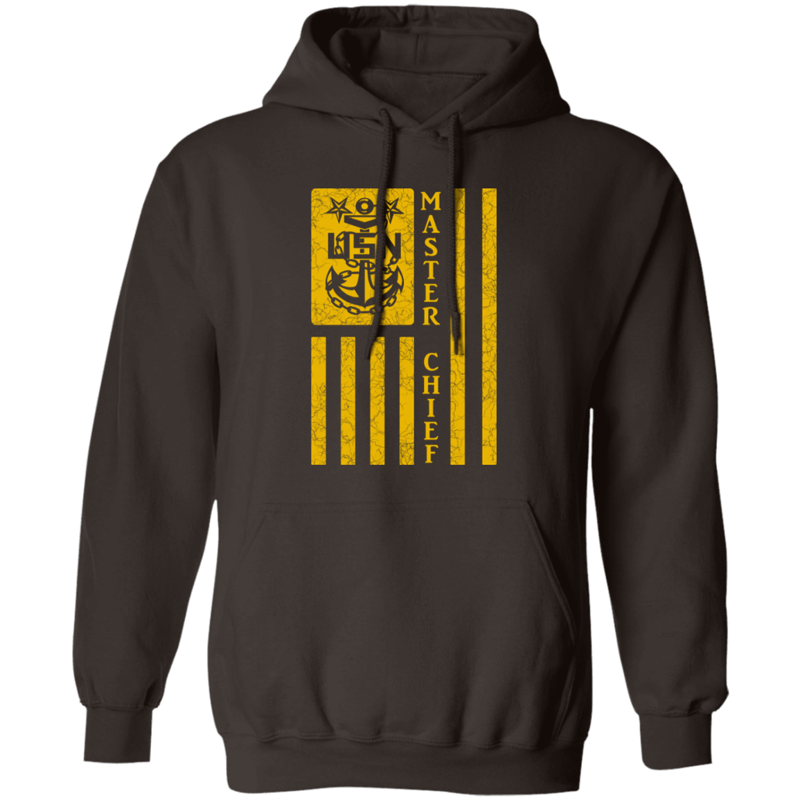 Master Chief Flag Gold Pullover Hoodie