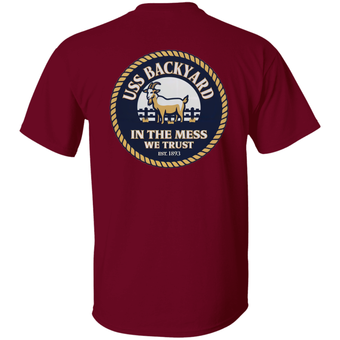 USS Backyard FB 5.3 oz. T-Shirt