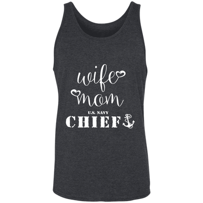 WMC White Unisex Tank