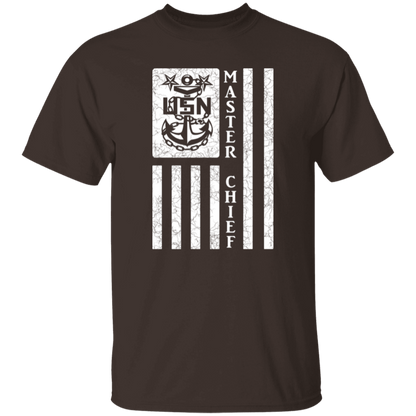 Master Chief Flag White 5.3 oz. T-Shirt