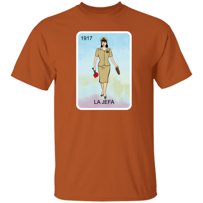 La Jefa Brown Shoe 5.3 oz. T-Shirt