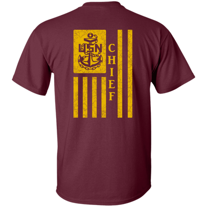 Chief Flag Front and Back 5.3 oz. T-Shirt