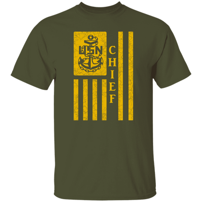 Chief Flag Gold 5.3 oz. T-Shirt