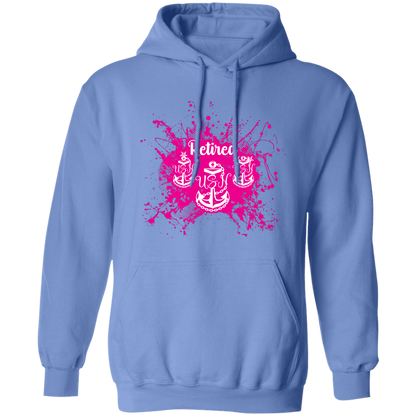 Retired Chief Pink Paint  Pullover Hoodie