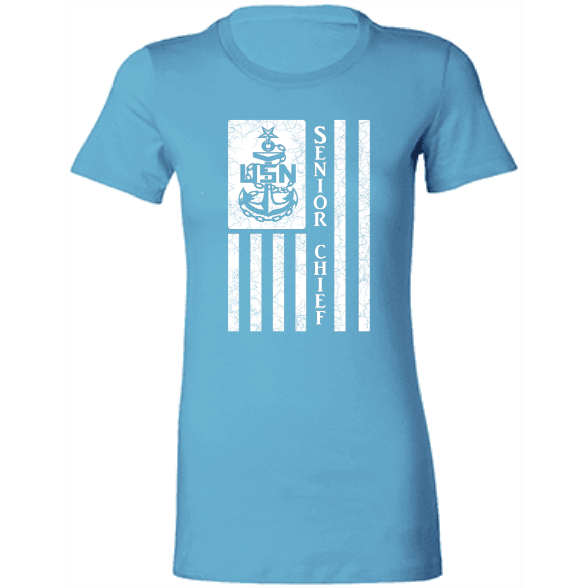 Senior Chief Flag White Ladies' Favorite T-Shirt