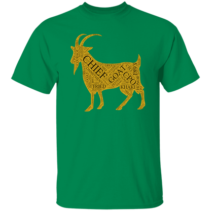 Goat Word Gold 5.3 oz. T-Shirt