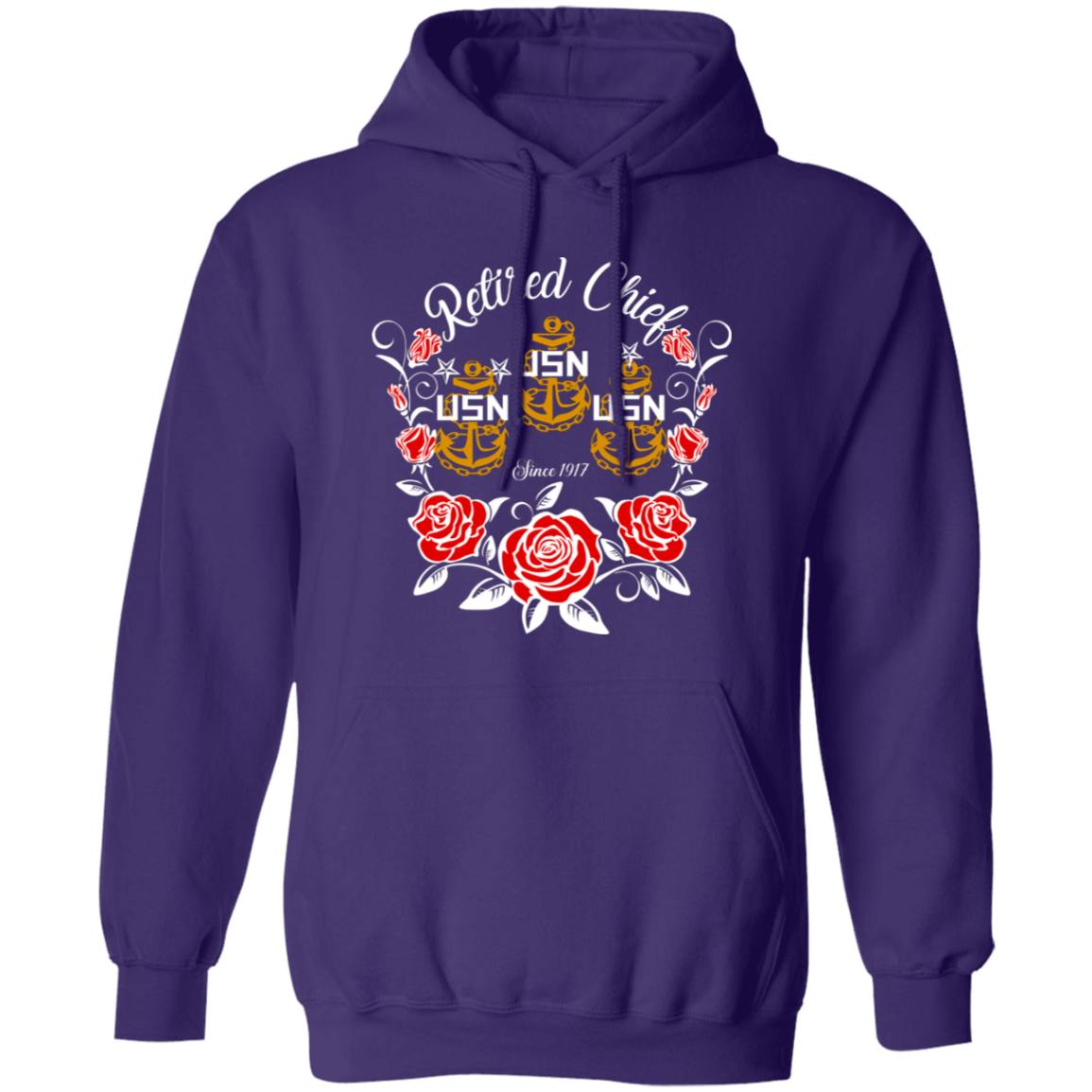 Retired Chief Rose Pullover Hoodie